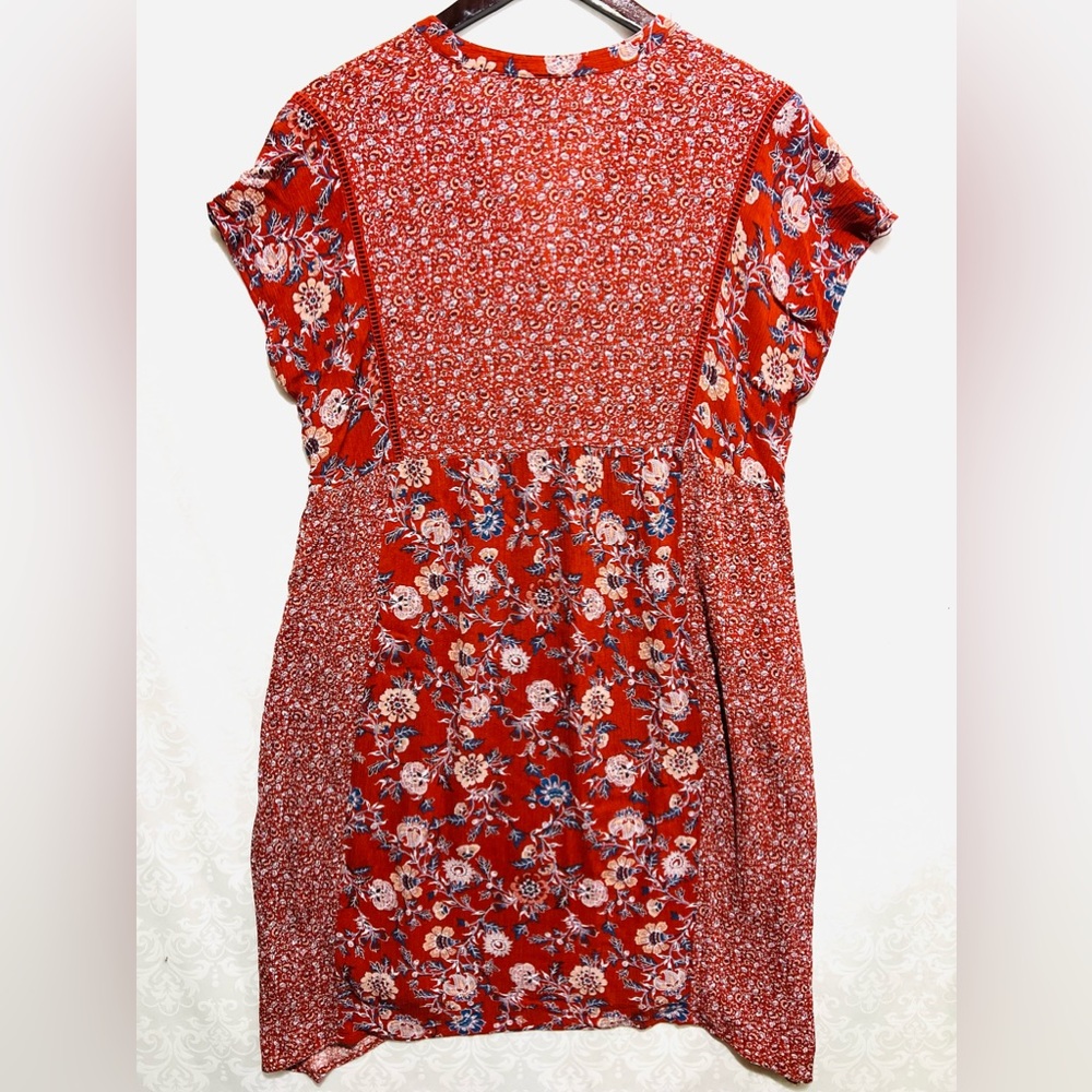 KNOX ROSE Dress Womens Size Small Floral COTTAGECORE Panel Button Up Bust Ladies - Picture 2 of 11
